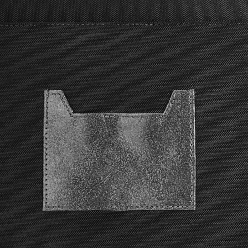 Solimo Document Organizer COI2184 Leather 10 Pockets Black