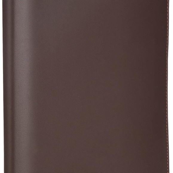 Solimo Folder AB-COICT2147 A4 Document Holder with Pen Holder Brown