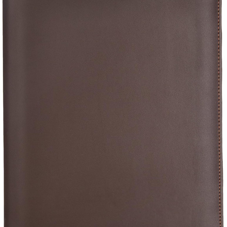 Solimo Folder AB-COICT2147 A4 Document Holder with Pen Holder Brown