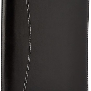Solimo Leatherette File Folder Drw1 Expandable Design 20 Leaves Black