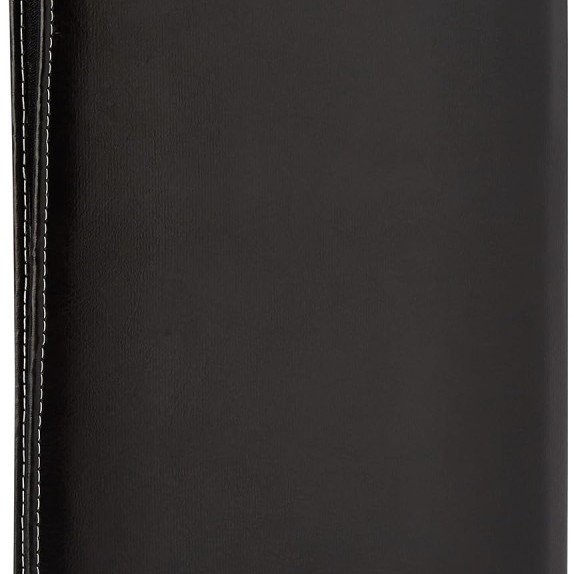 Solimo Leatherette File Folder Drw1 Expandable Design 20 Leaves Black