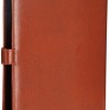 Solimo Professional Portfolio AB-COICT2148 10 Pockets Faux Leather Tan Brown