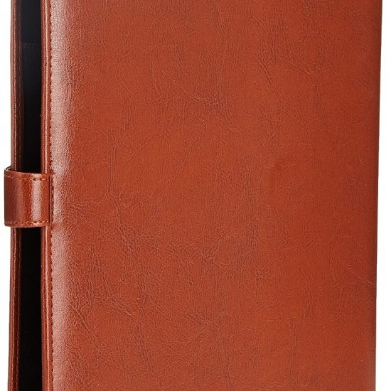Solimo Professional Portfolio AB-COICT2148 10 Pockets Faux Leather Tan Brown