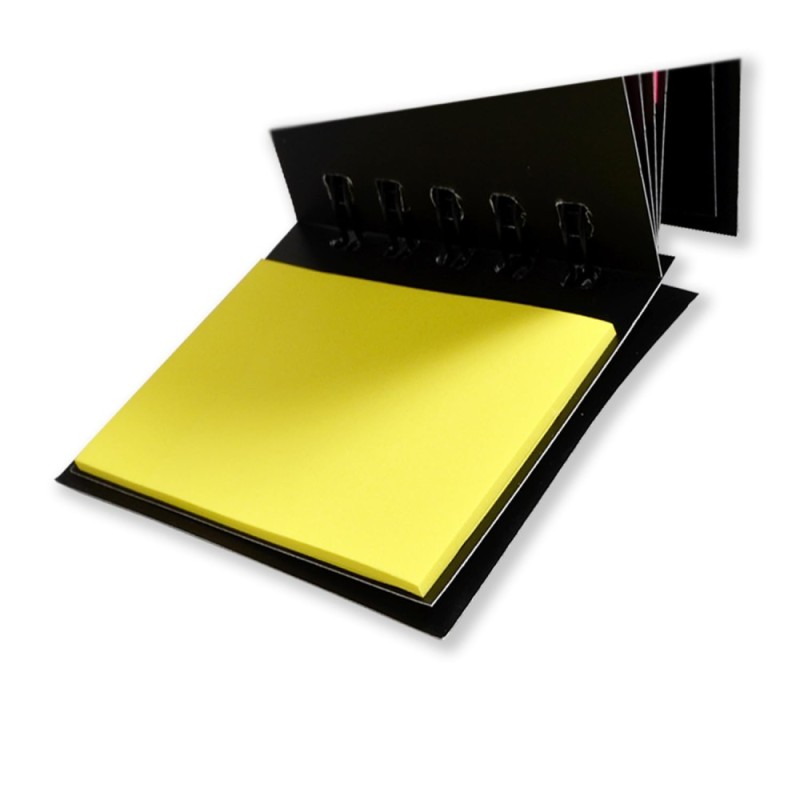 Solimo Sticky Notes Pad COI2280 Pocket-Size Wirobound 5 Colours Flag