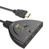 Sounce 3-Port HDMI Switch 4K 3x1 Automatic Switching Black