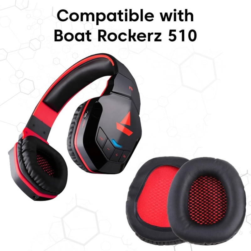 Sounce Earpads for Boat Rockerz 510 Memory Foam Cushions, 1 Pair