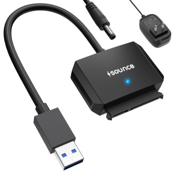 Sounce SATA Cable SNC-SATACBLE USB 3.0 to SATA III Black