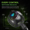SpinBot Ranger HX700 Wireless Headphones with ANC & RGB, 50mm Drivers, 2.4GHz, Bluetooth, Black