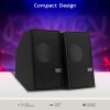 TAG DP-500 Stereo 2.0 Multimedia Speakers 6W Output Black
