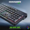 TAG Gaming Keyboard and Mouse Combo TG-U-R-CK-COMMANDER2.0 RGB Backlight Black