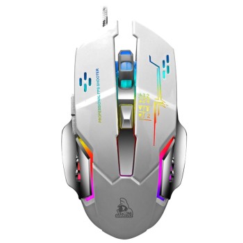 TAG Glide USB Wired Gaming Mouse Up To 3200 DPI Optical White