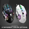 TAG Glide USB Wired Gaming Mouse Up To 3200 DPI Optical White