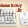 TAG Wireless Keyboard & Mouse Combo T-WL-CK-KBWM1200-W White, 1600 DPI Mouse, Retractable Stand