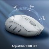 TAG Wireless Keyboard & Mouse Combo T-WL-CK-KBWM1200-W White, 1600 DPI Mouse, Retractable Stand