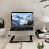 TARKAN Laptop Stand SD_TKCT_LAPTOPSTAND_ARISE_BLACK Heavy Metal Riser Ergonomic Design for 13-17 Inch Laptops