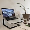 TARKAN Laptop Stand SD_TKCT_LAPTOPSTAND_ARISE_BLACK Heavy Metal Riser Ergonomic Design for 13-17 Inch Laptops