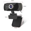 TECHNOVIEW Webcam TV - FHD 300 1080p 30 FPS CMOS Camera Cloud Grey