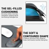 Tukzer Gel Mouse Pad Wrist Rest TZ-MP-GRY Memory Foam Grey