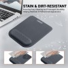 Tukzer Gel Mouse Pad Wrist Rest TZ-MP-GRY Memory Foam Grey