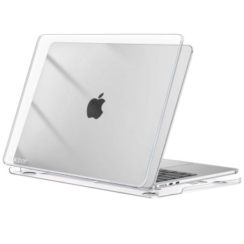 Tukzer Laptop Hard Shell Case Cover for MacBook Air M1 13.3 inch Transparent