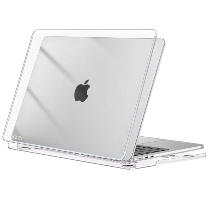 Tukzer Laptop Hard Shell Case Cover for MacBook Air M1 13.3 inch Transparent