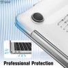 Tukzer Laptop Hard Shell Case Cover for MacBook Air M1 13.3 inch Transparent
