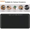 Tukzer Mouse Pad TZ-MP-04-BLK Smooth PU Leather Black-Red