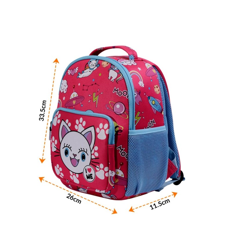 Tukzer School Bag TZ-SB5 Water-Repellent Soft Neoprene Pink