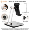 Tukzer Tablet & Mobile Stand TZ-T12 360° Swivel Silver