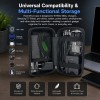Tukzer Travel Gadget Organiser Case TZ-HGO-01-GRY Grey, ABS Hard Shell, Water-Resistant