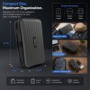 Tukzer Travel Gadget Organiser Case TZ-HGO-01-GRY Grey, ABS Hard Shell, Water-Resistant