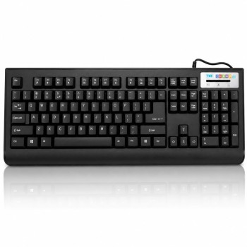 TVS ELECTRONICS Champ Heavy Duty Keyboard Membrane USB Wired 104-Key Champ Heavy Duty