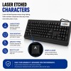 TVS ELECTRONICS Champ Heavy Duty Keyboard Membrane USB Wired 104-Key Champ Heavy Duty