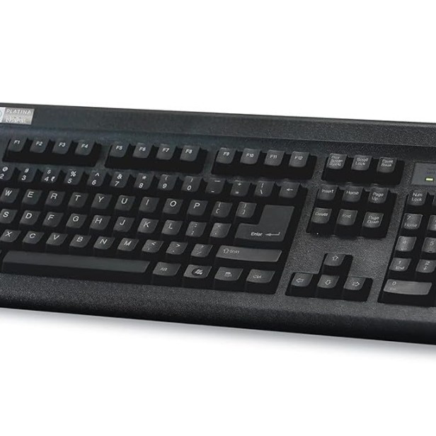TVS ELECTRONICS Platina Wireless Keyboard Adjustable Tilt Legs Black