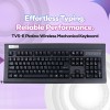 TVS ELECTRONICS Platina Wireless Keyboard Adjustable Tilt Legs Black