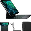 Typecase Edge Keyboard Case for iPad 11th A16 & 10th Gen, 11-Color Backlit, Floating Cantilever, Black