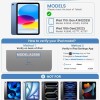 Typecase Edge Keyboard Case for iPad 11th A16 & 10th Gen, 11-Color Backlit, Floating Cantilever, Black