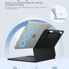 Typecase Edge Keyboard Case for iPad 11th A16 & 10th Gen, 11-Color Backlit, Floating Cantilever, Black