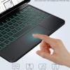 Typecase Edge Keyboard Case for iPad 11th A16 & 10th Gen, 11-Color Backlit, Floating Cantilever, Black