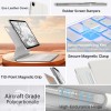 typecase Edge Keyboard Case for iPad Air 11 & Pro 11, 11-Color Backlit, Floating Cantilever Stand, White'26
