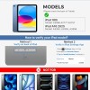 typecase Folio Keyboard Case for iPad A16 & 10th Gen, Magnetic Wireless Detachable, 7-Color Backlight, Marine Blue