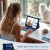 typecase Folio Keyboard Case for iPad A16 & 10th Gen, Magnetic Wireless Detachable, 7-Color Backlight, Marine Blue