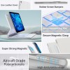 typecase Keyboard Case Edge for iPad 11th & 10th Gen 11-Color Backlit Touchpad White