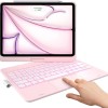 typecase Keyboard Case KB201T-110 Trackpad 11-Color Backlit Light Pink