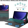 Typecase Keyboard Case S9 BT for Galaxy Tab S10/S9, Trackpad, 7-Color Backlit, Black