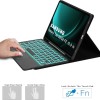 Typecase Keyboard Case S9 BT for Galaxy Tab S10/S9, Trackpad, 7-Color Backlit, Black