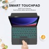 Typecase Keyboard Case S9 BT for Galaxy Tab S10/S9, Trackpad, 7-Color Backlit, Black