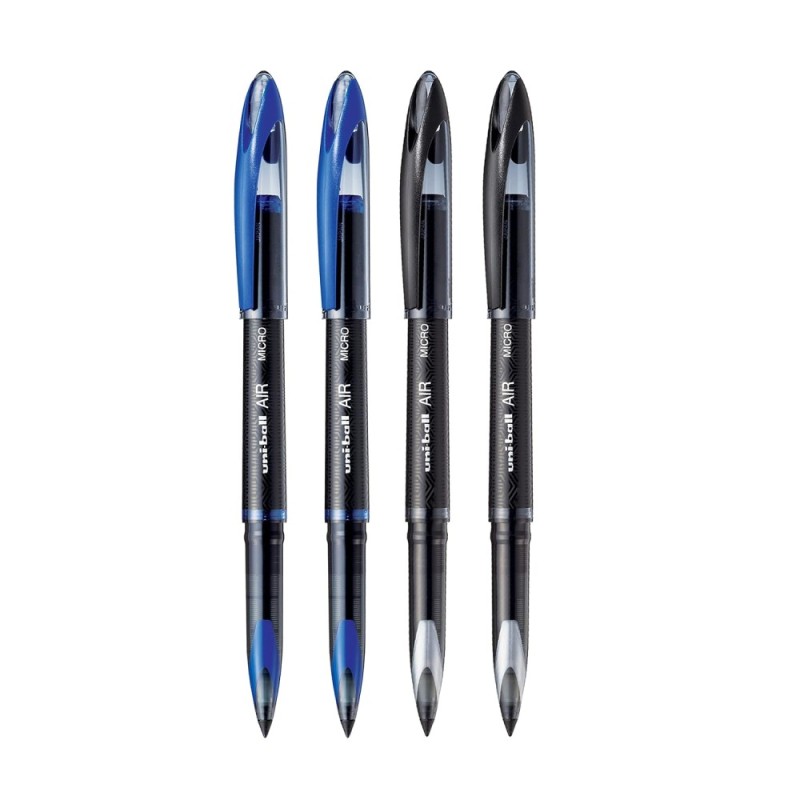 uni-ball Roller Ball Pen UNUBA188MP4AS 0.5mm Blue & Black Ink Multicolor
