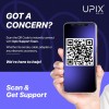 Upix Universal Bike Mount Phone Holder UP4016 Metal Body Black
