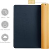 V-CUBE Designs Desk Mat VCD-DMDC7540-NBY Reversible Vegan Leather 75x40cm Navy Blue & Yellow